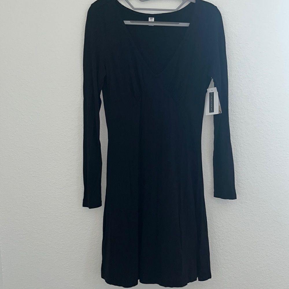 NWT - BP casual black long sleeved mini dress in black from Nordstrom.